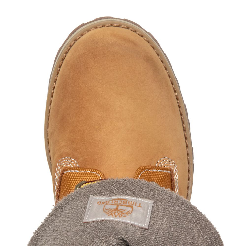 Tênis Crianças - Timberland Junior Courma Roll-Top Boots - CYPLK2650 - Marrom